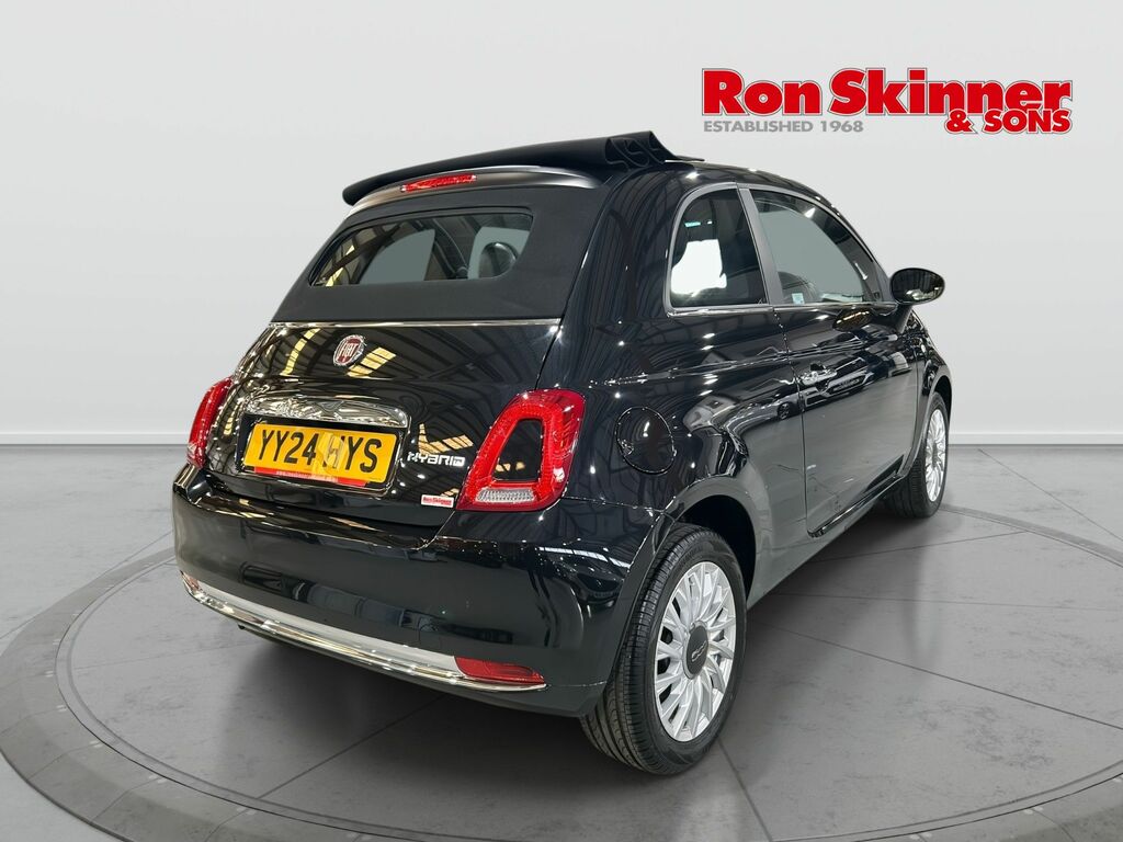 Fiat 500C 500 Mhev White #4