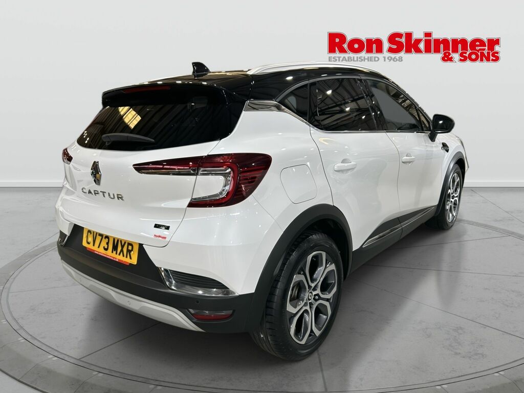 Renault Captur 1.6 E-tech Techno Suv Hybrid Euro CV73MXR White #4