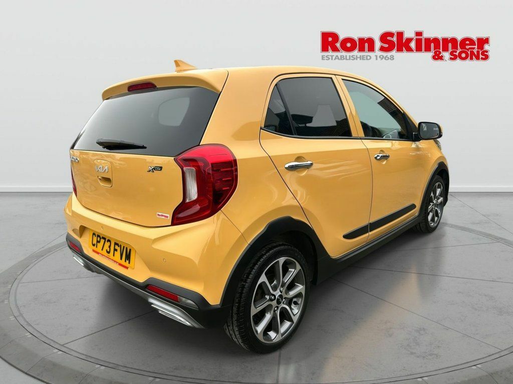 Kia Picanto 1.0 Dpi X-line S Hatchback Amt Euro 6 CP73FVM Yellow #4