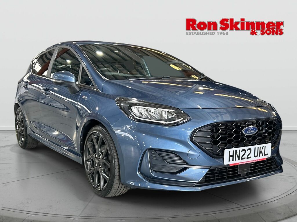 Ford Fiesta 1.0T Ecoboost St-line Hatchback HN22UKL Blue