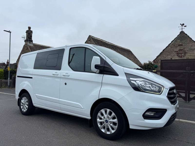 Ford Transit Custom 2.0 300 Ecoblue Limited Crew Van L1 H1 Euro 6 White