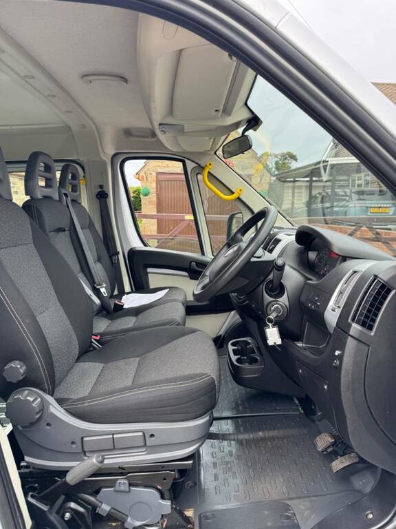 Fiat Ducato 17 Seats, Wheelchair Accessible Disabled Minibus V White #11