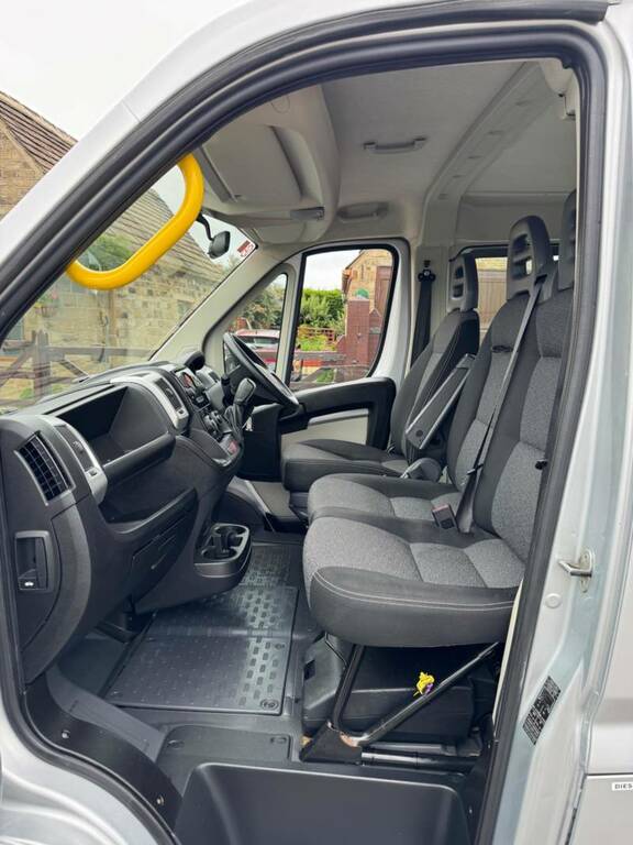 Fiat Ducato 17 Seats, Wheelchair Accessible Disabled Minibus V White #9