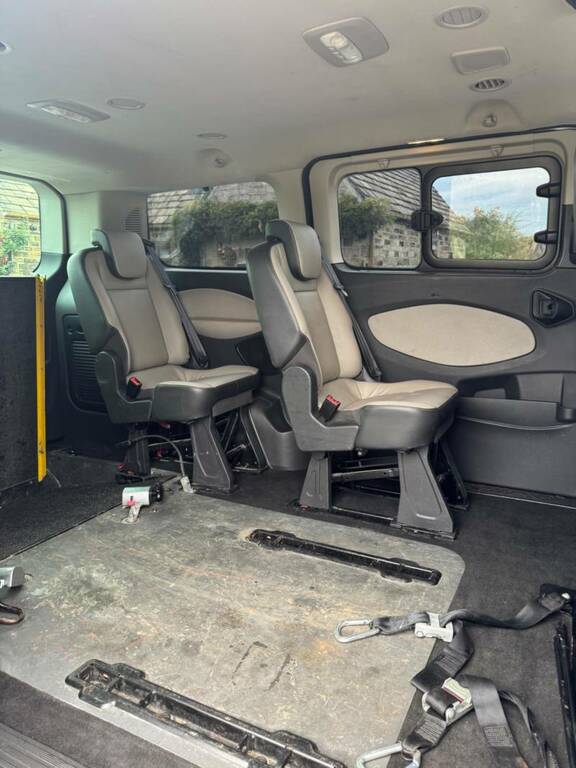 Ford Tourneo Custom 320 Zetec 9 Seater L2 Lwb Minibus Ac No Vat Silver #11