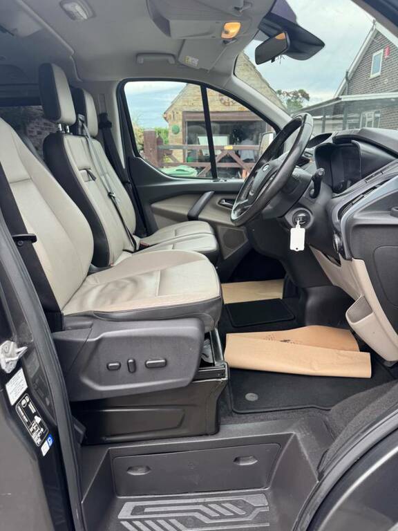 Ford Tourneo Custom 320 Zetec 9 Seater L2 Lwb Minibus Ac No Vat Silver #10