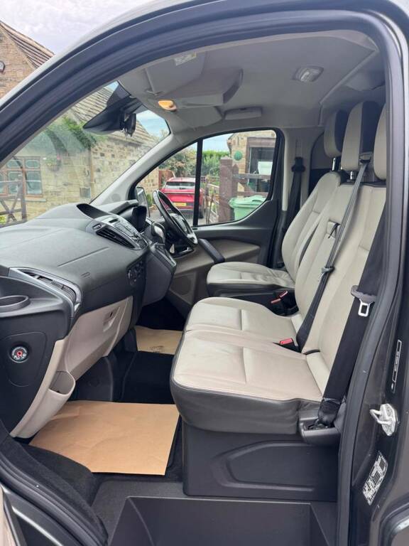 Ford Tourneo Custom 320 Zetec 9 Seater L2 Lwb Minibus Ac No Vat Silver #9