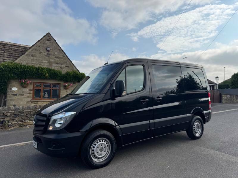 Mercedes-Benz Sprinter 2.1 210 Cdi Blueefficiency Panel Van 7G Black #2