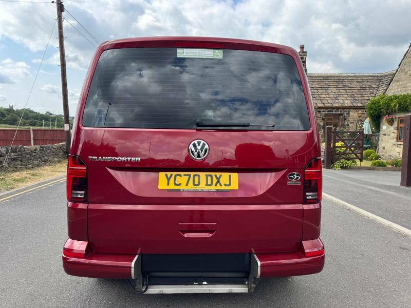 Volkswagen Transporter Shuttle 2.0 Tdi Se Dsg Lwb Euro 6 Ss Red #4
