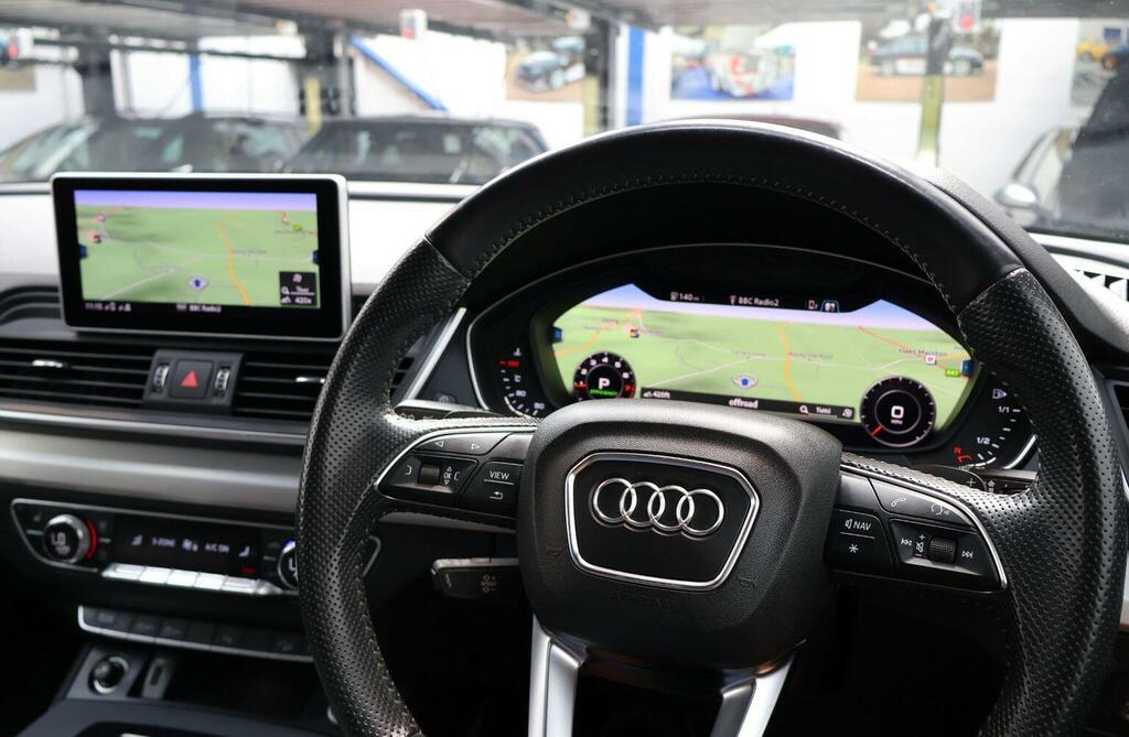 Audi Q5 2.0 Tfsi S Line S Tronic Quattro Euro 6 Ss White #2