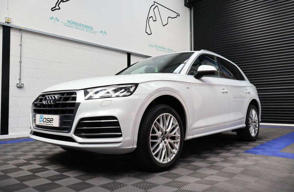 Audi Q5 2.0 Tfsi S Line S Tronic Quattro Euro 6 Ss White #3