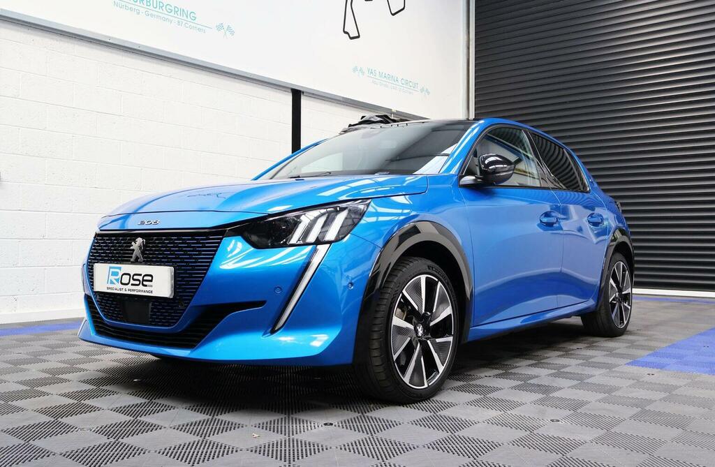 Peugeot e-208 Hatchback Blue #3
