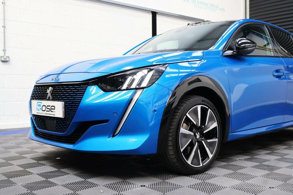 Peugeot e-208 Hatchback Blue #4