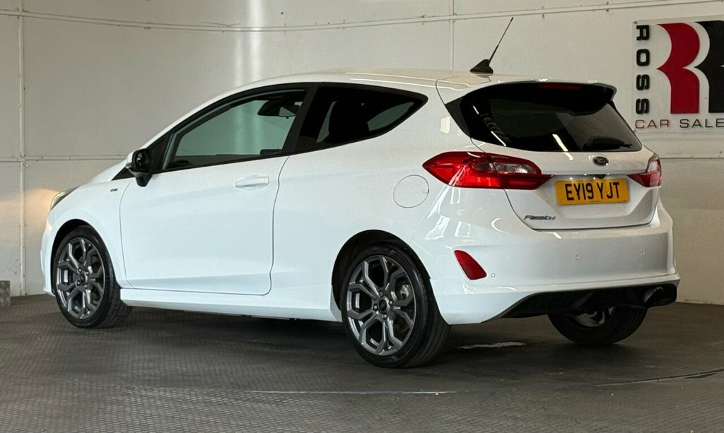 Ford Fiesta 1L St-line EY19YJT White #6