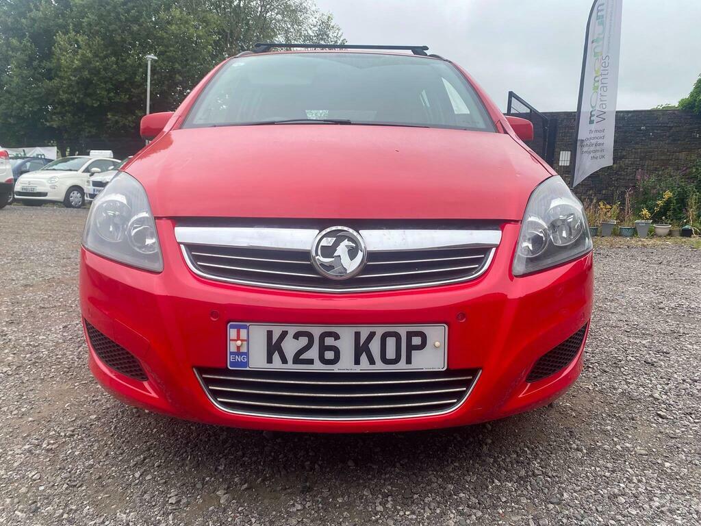 Vauxhall Zafira 1.6 16V Exclusiv Euro 5 Red
