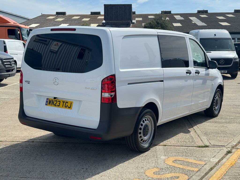 Mercedes-Benz Vito 2.0 114 Cdi Progressive Crew Van Double Cab Di White #4