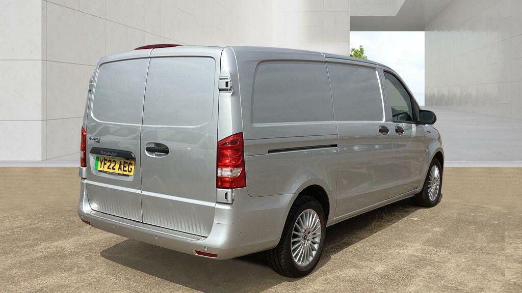 Mercedes-Benz eVito 116 E 66Kwh Progressive Fwd L2 6Dr Lwb Silver #4