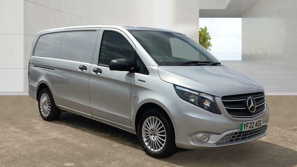 Mercedes-Benz eVito 116 E 66Kwh Progressive Fwd L2 6Dr Lwb Silver #2