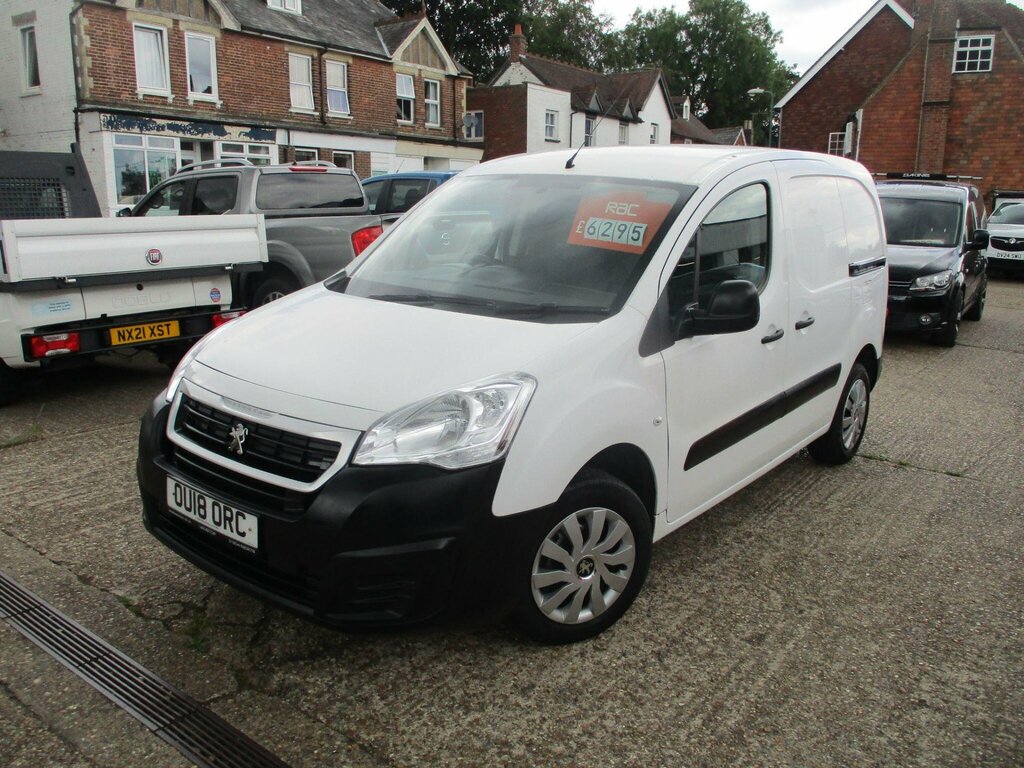 Peugeot Partner 1.6 Bluehdi 855 Se L1 Stop Start White