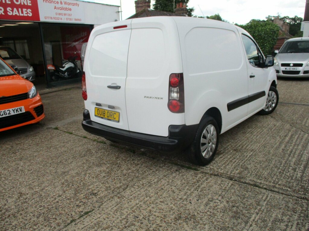 Peugeot Partner 1.6 Bluehdi 855 Se L1 Stop Start White #5