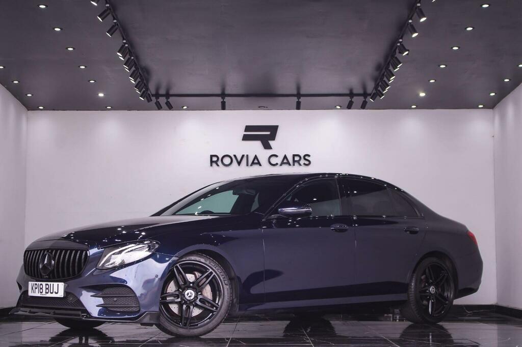 Mercedes-Benz E Class Saloon 2.0 E220d Amg Line G-tronic Euro 6 Ss 4 KP18BUJ Blue #3
