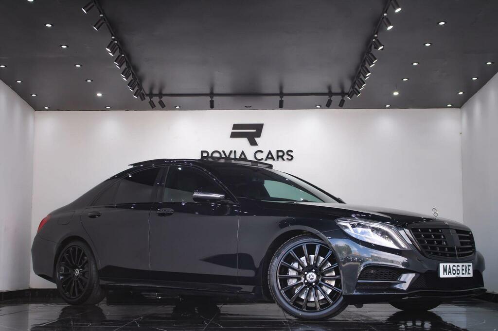 Mercedes-Benz S Class Saloon 3.0 S350d V6 Amg Line Executive G-tronic Black