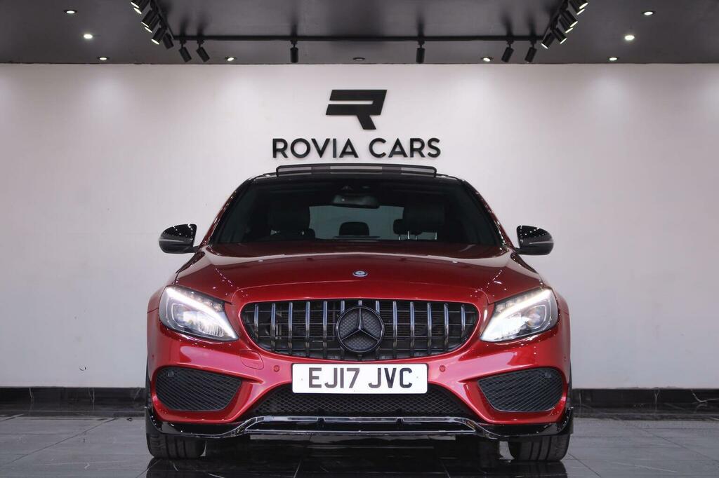 Mercedes-Benz C Class Saloon 2.0 C200 Amg Line Premium Plus G-tronic EJ17JVC Red #2