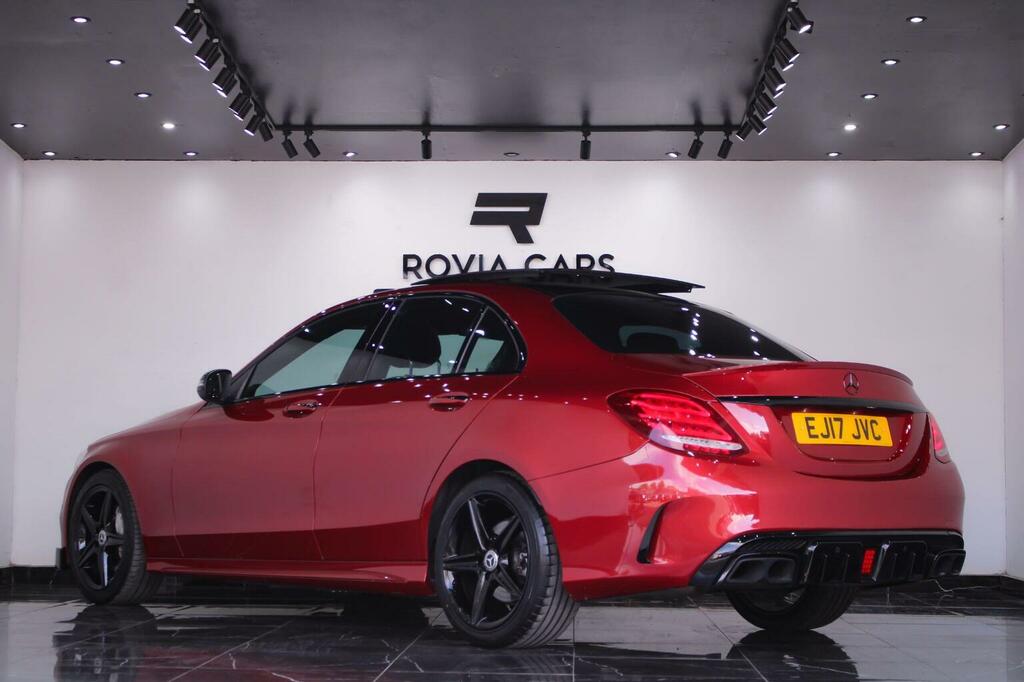 Mercedes-Benz C Class Saloon 2.0 C200 Amg Line Premium Plus G-tronic EJ17JVC Red #6