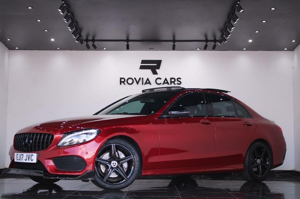 Mercedes-Benz C Class Saloon 2.0 C200 Amg Line Premium Plus G-tronic EJ17JVC Red #3
