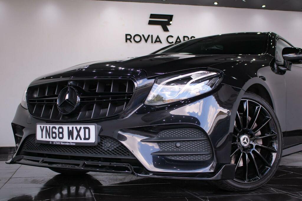 Mercedes-Benz E Class Coupe 2.0 E220d Amg Line Premium G-tronic Euro YN68WXD Black #3