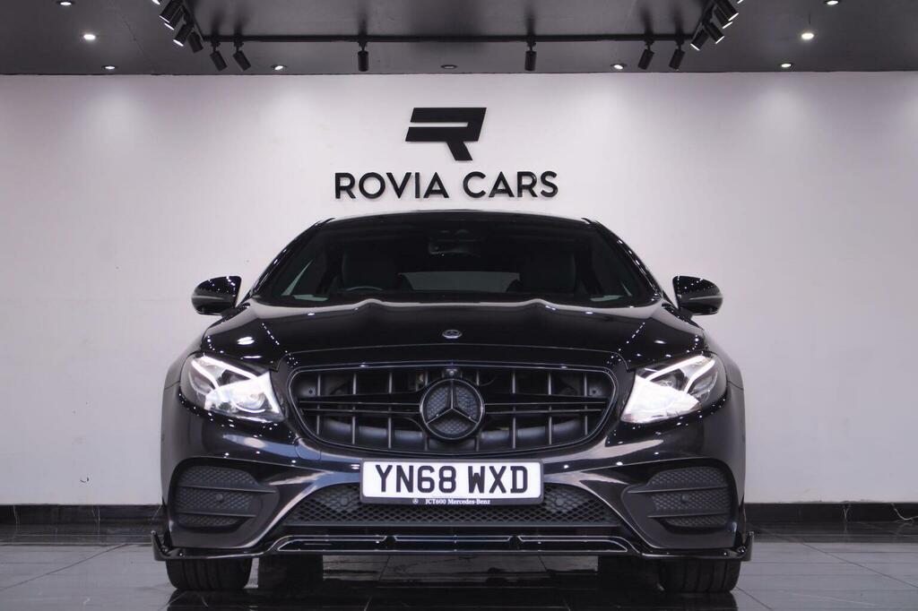 Mercedes-Benz E Class Coupe 2.0 E220d Amg Line Premium G-tronic Euro YN68WXD Black #2