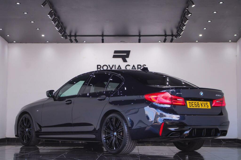 BMW 5 Series Saloon 3.0 530D M Sport Xdrive Euro 6 Ss 4 DE68KVS Black #5
