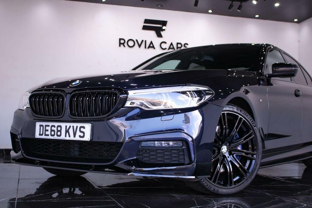 BMW 5 Series Saloon 3.0 530D M Sport Xdrive Euro 6 Ss 4 DE68KVS Black #4