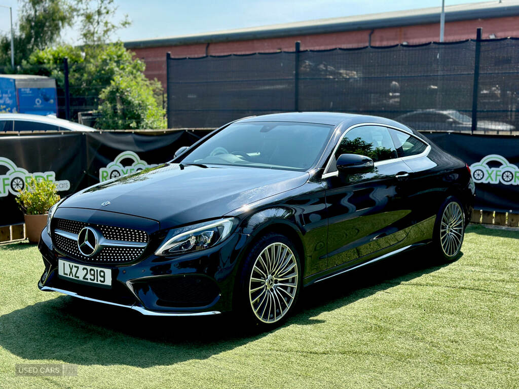 Mercedes-Benz C Class C200 4Matic Amg Line LXZ2919 Black #2