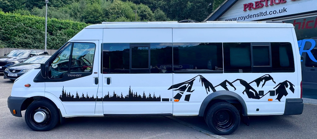 Ford Transit Custom Minibus White #4