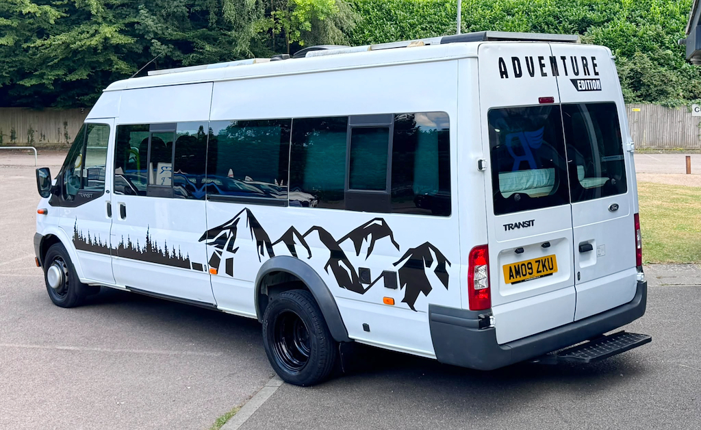 Ford Transit Custom Minibus White #6