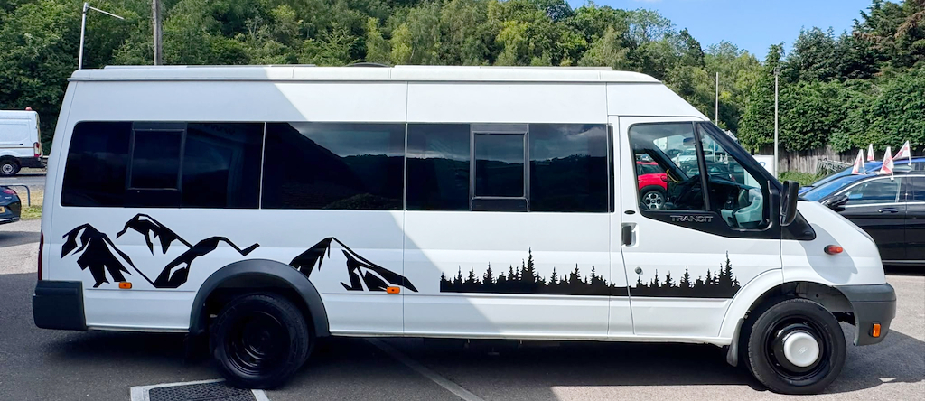 Ford Transit Custom Minibus White #5