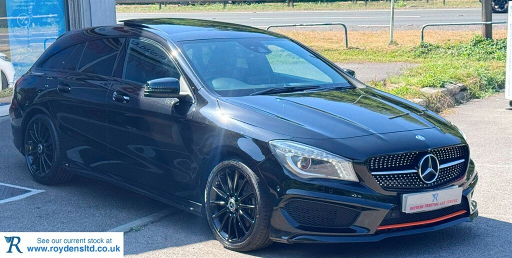 Mercedes-Benz CLA Class Orange Art Black