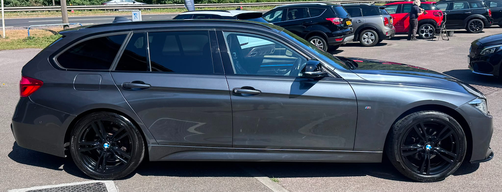 BMW 3 Series M Sport Touring YK18OZZ Grey #5