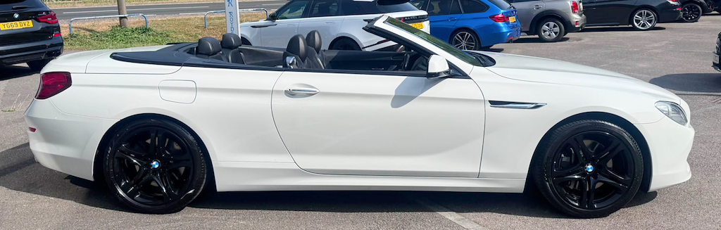 BMW 6 Series Se White #6