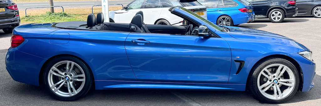 BMW 4 Series M Sport Blue #6