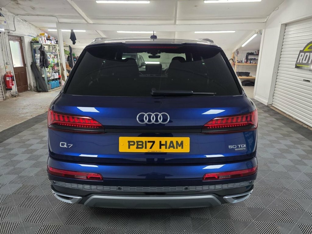 Audi Q7 3.0 Tdi V6 50 S Line Suv Tiptronic Quat PB17HAM Blue #4