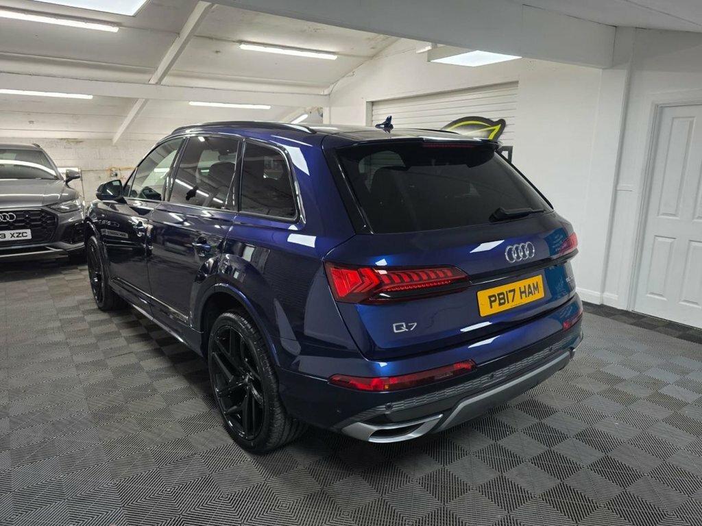 Audi Q7 3.0 Tdi V6 50 S Line Suv Tiptronic Quat PB17HAM Blue #3