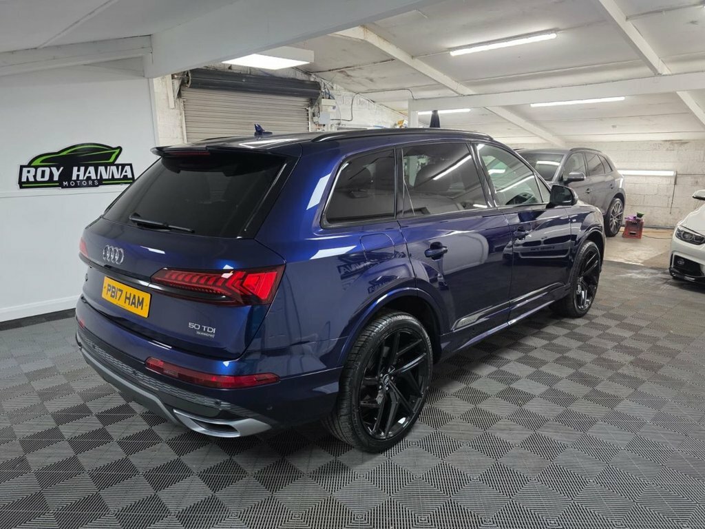 Audi Q7 3.0 Tdi V6 50 S Line Suv Tiptronic Quat PB17HAM Blue #5