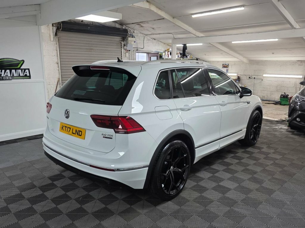 Volkswagen Tiguan 2.0 Tdi Bluemotion Tech R-line Suv Dsg KT17LND White #6