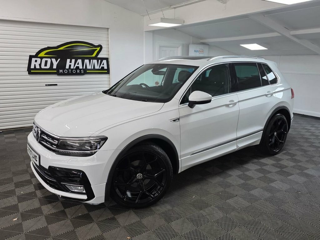 Volkswagen Tiguan 2.0 Tdi Bluemotion Tech R-line Suv Dsg White