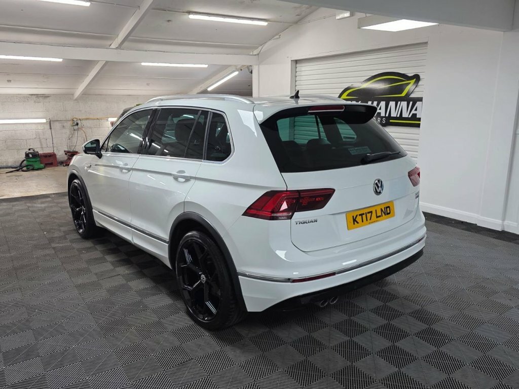 Volkswagen Tiguan 2.0 Tdi Bluemotion Tech R-line Suv Dsg KT17LND White #4