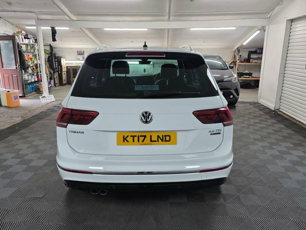 Volkswagen Tiguan 2.0 Tdi Bluemotion Tech R-line Suv Dsg KT17LND White #5