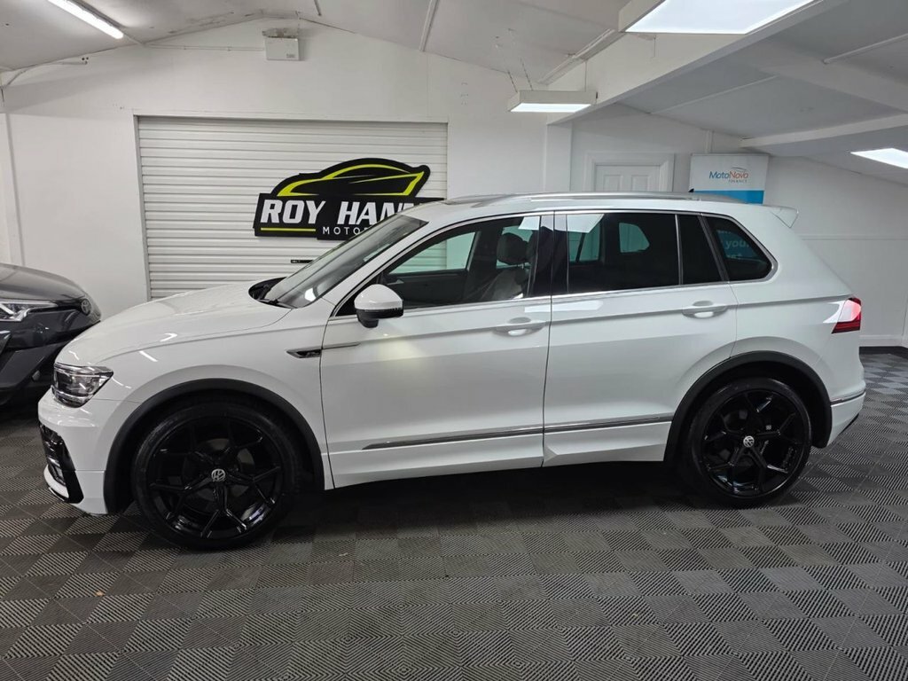 Volkswagen Tiguan 2.0 Tdi Bluemotion Tech R-line Suv Dsg KT17LND White #3