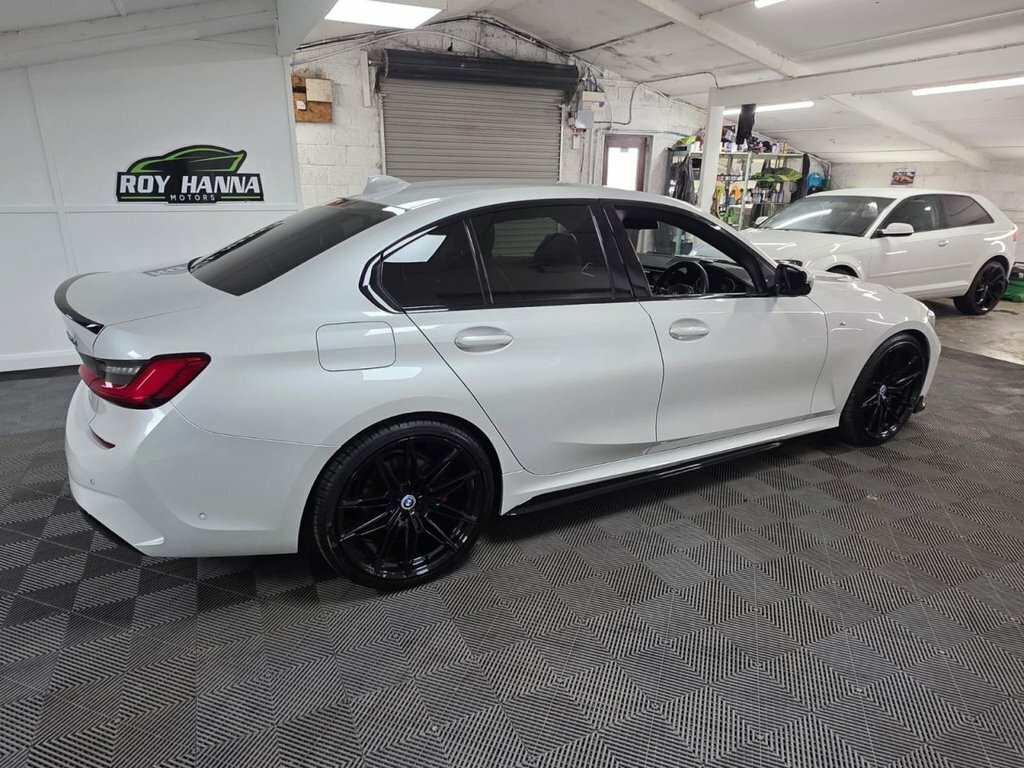 BMW 3 Series 2.0 320D Mht M Sport Saloon Hybrid YG70OXV White #5