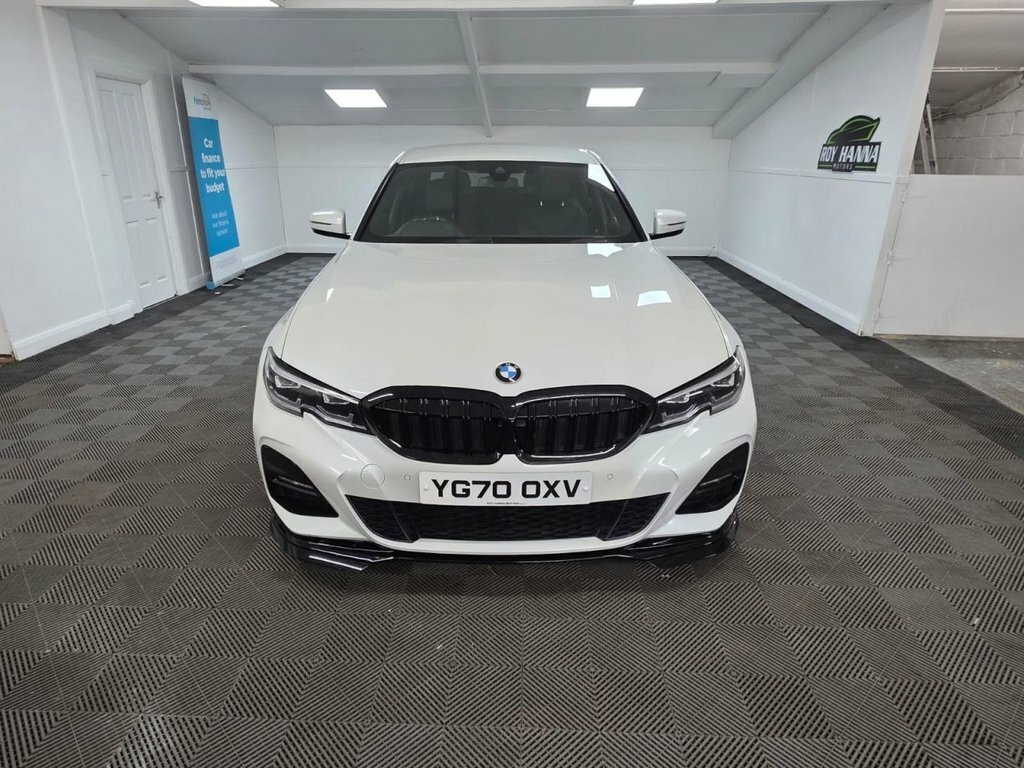 BMW 3 Series 2.0 320D Mht M Sport Saloon Hybrid YG70OXV White #3